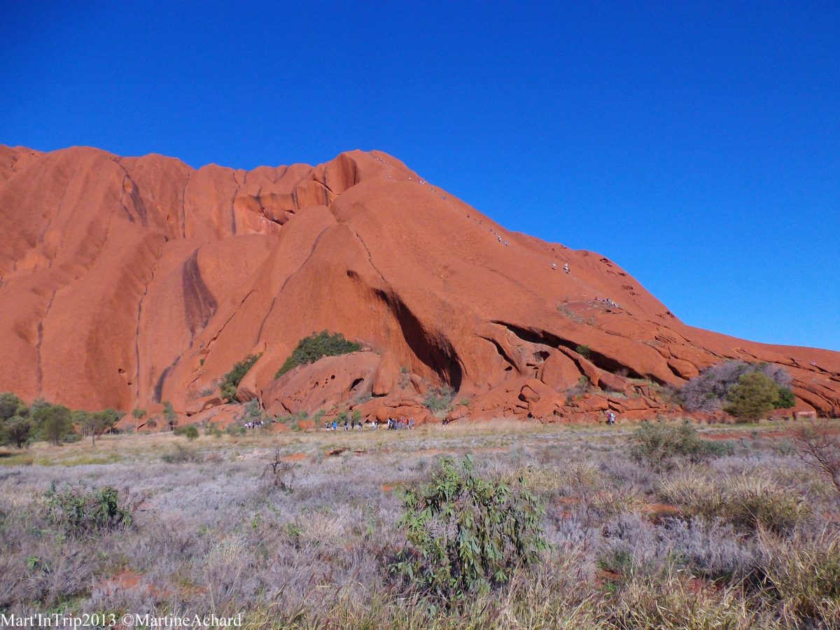côté du mont uluru